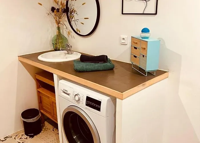 Le Camille Charming With Garden 5 Min Chu Apartment